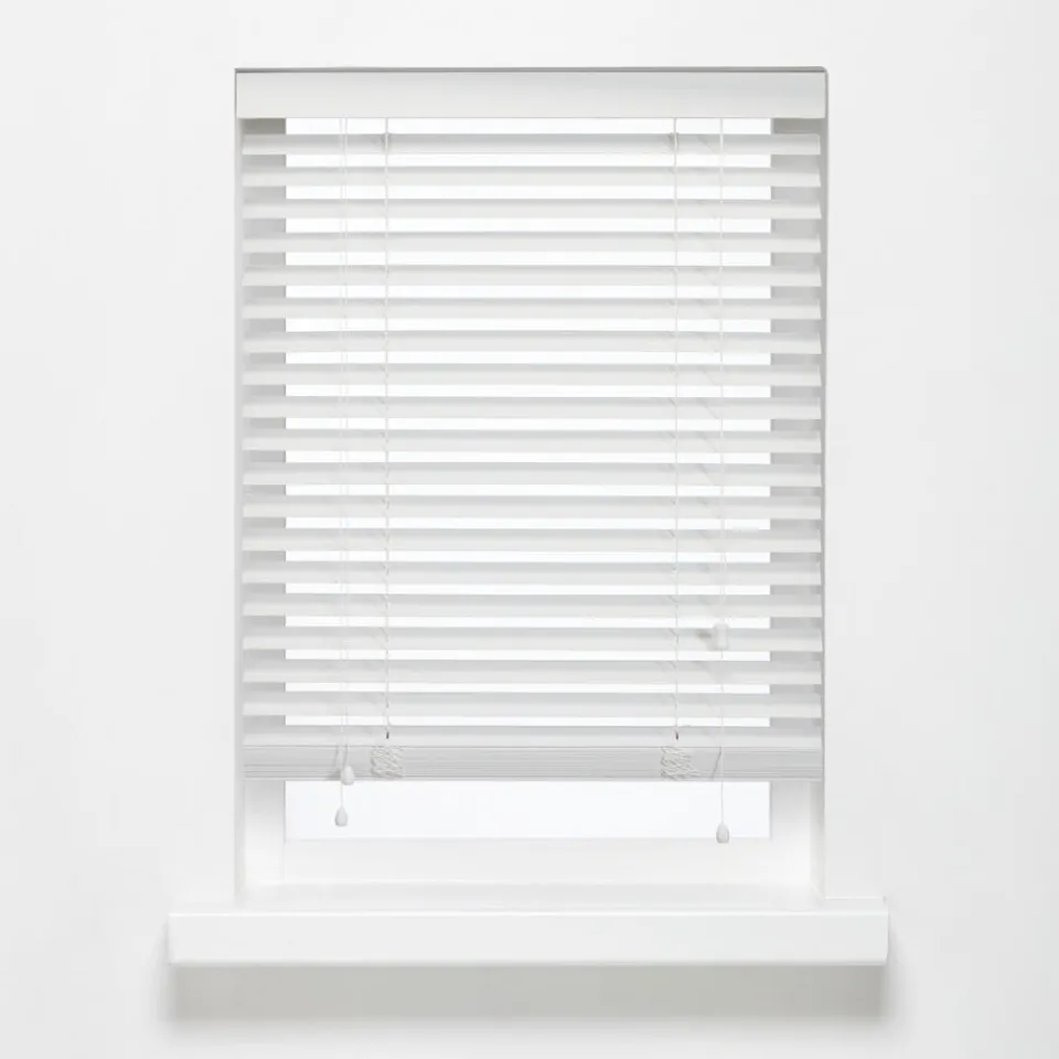 Kwantum Bamboe Jaloezie Jax Wit 80x175 Cm