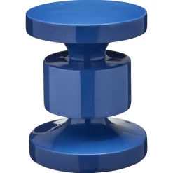 Kwantum Bijzettafel Pinetto Blauw 33x33x40 Cm