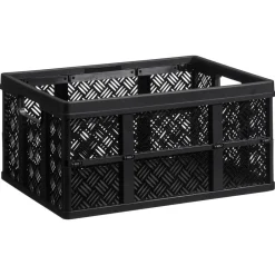 Kwantum Boodschappenkrat Zwart 32 Liter