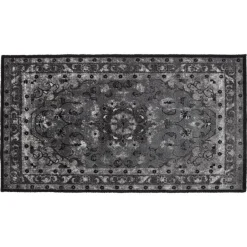 Kwantum Deurmat Mystic Antraciet 67x120 Cm