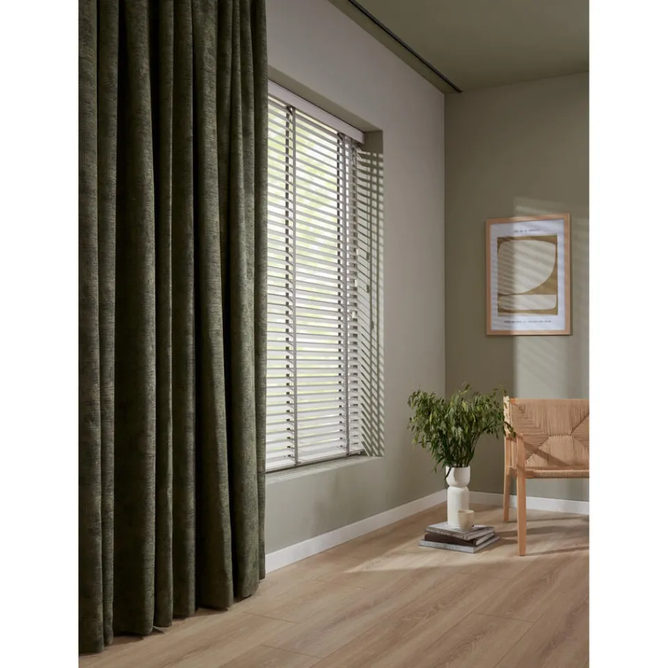 Kwantum Fenstr Bamboe Jaloezie Wessel Off White 50mm