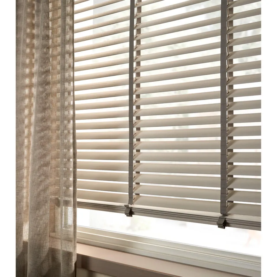 Kwantum Fenstr Bamboe Jaloezie Wessel Off White 50mm