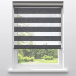 Kwantum Fenstr Duo Rolgordijn Michiel Donkergrijs