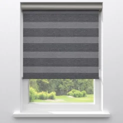 Kwantum Fenstr Duo Rolgordijn Michiel Donkergrijs