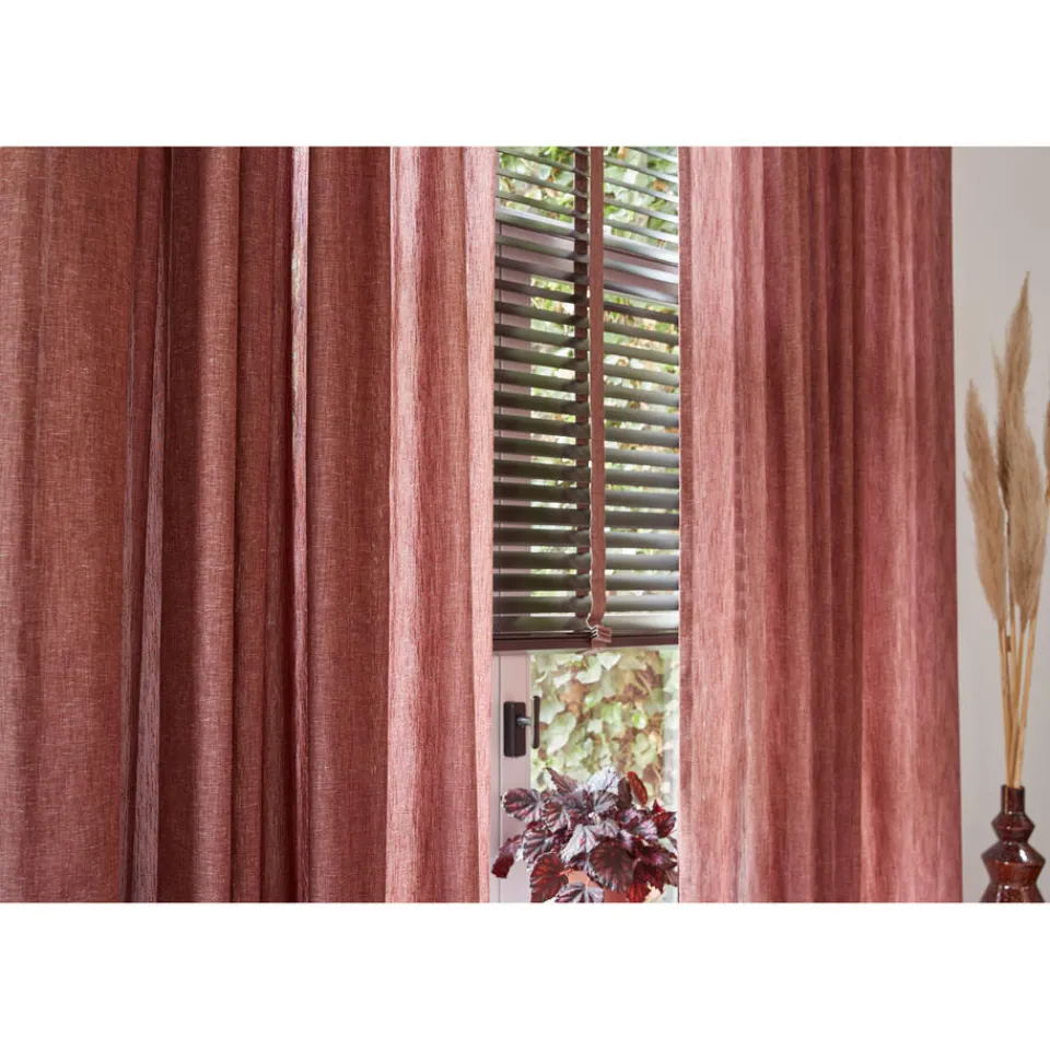 Kwantum Fenstr Houten Jaloezie Harm Bruin 50mm