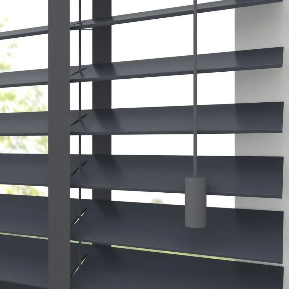 Kwantum Fenstr Houten Jaloezie Hein 50mm