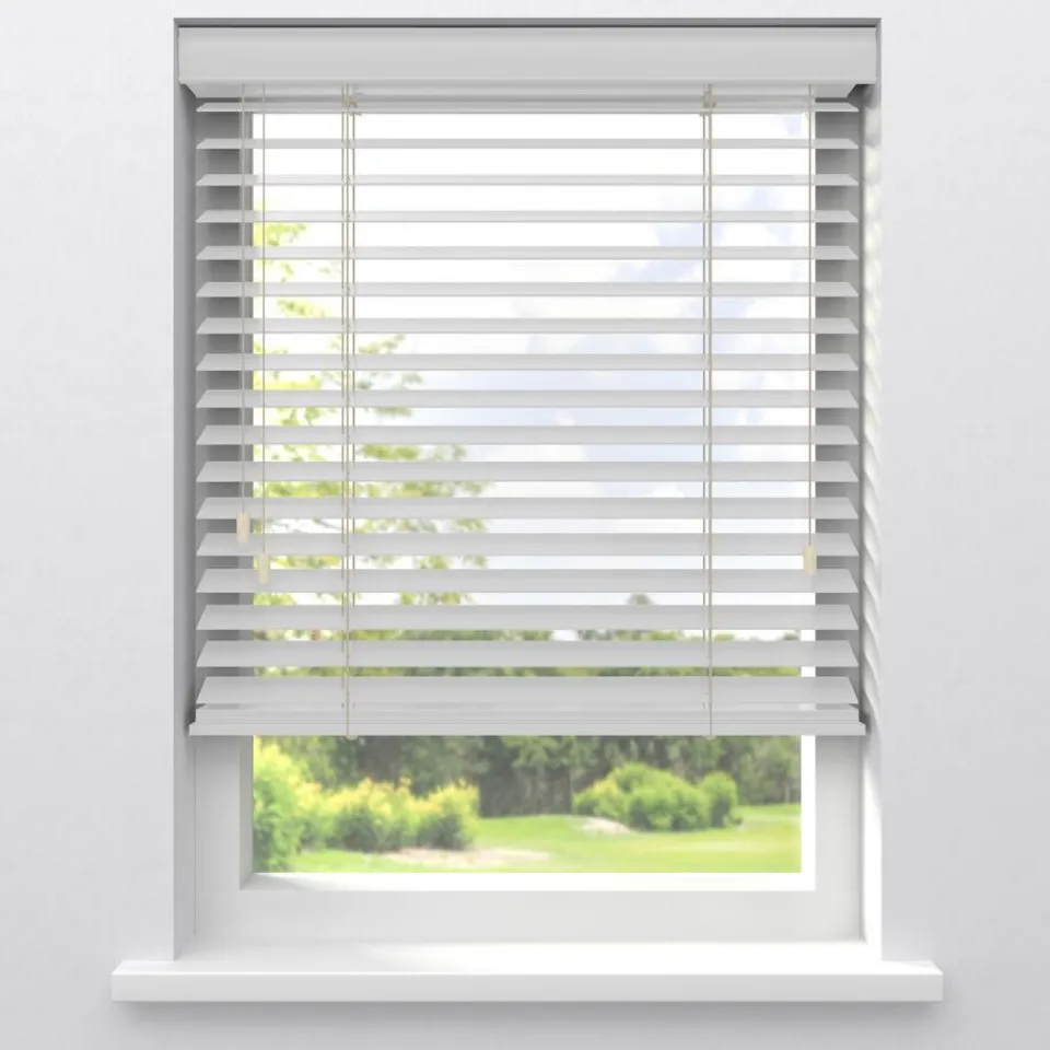 Kwantum Fenstr Houten Jaloezie Hein 50mm