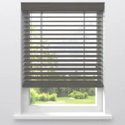 Kwantum Fenstr Houten Jaloezie Jens Licht Grijs 50mm