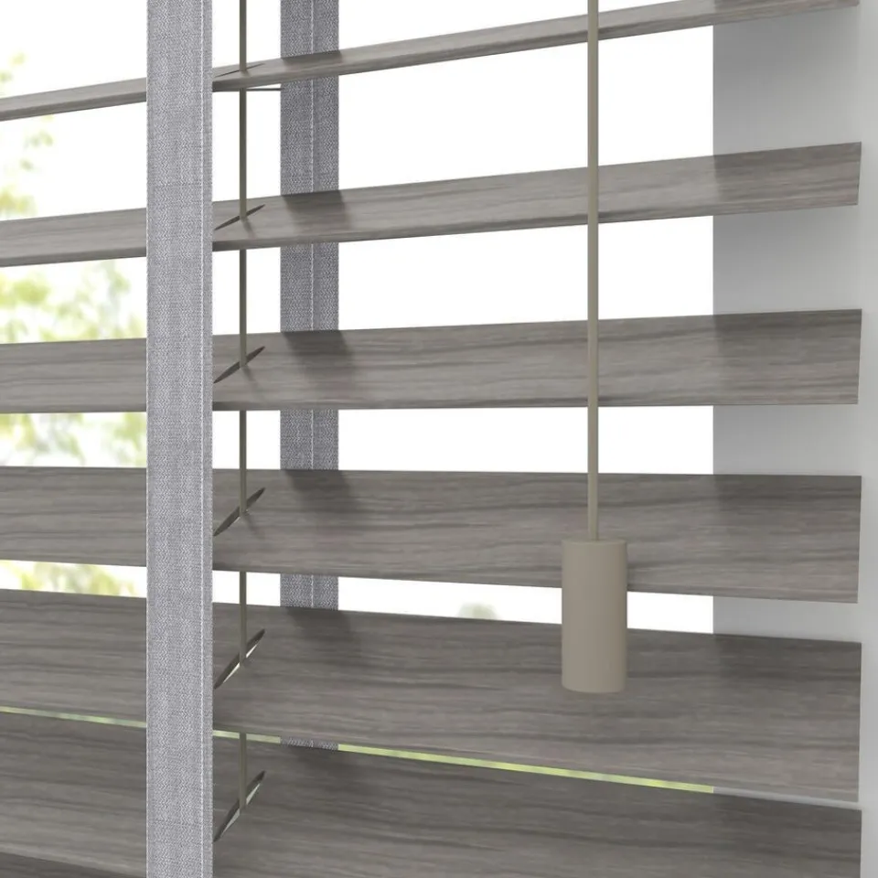 Kwantum Fenstr Houten Jaloezie Jens Licht Grijs 50mm
