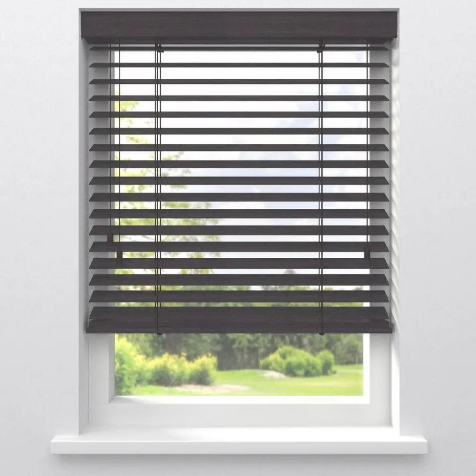 Kwantum Fenstr Houten Jaloezie Jonas Grijs 50mm