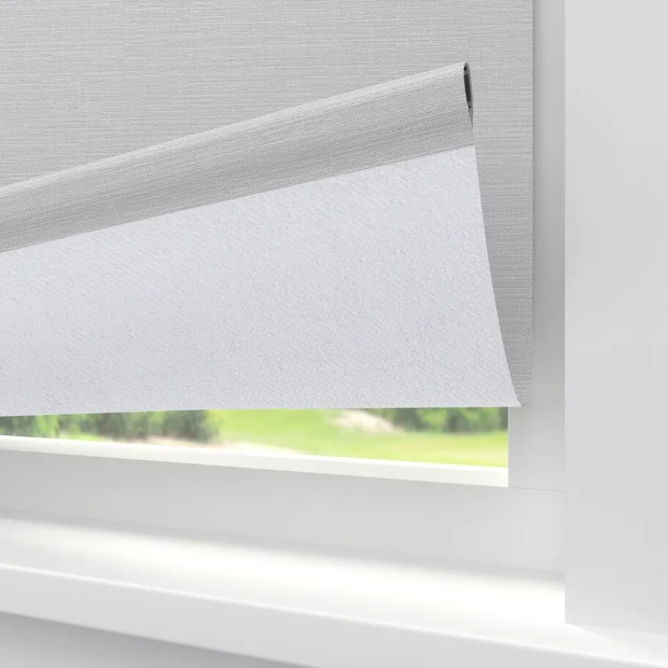 Kwantum Fenstr Rolgordijn Lynn Grijs Verduisterend