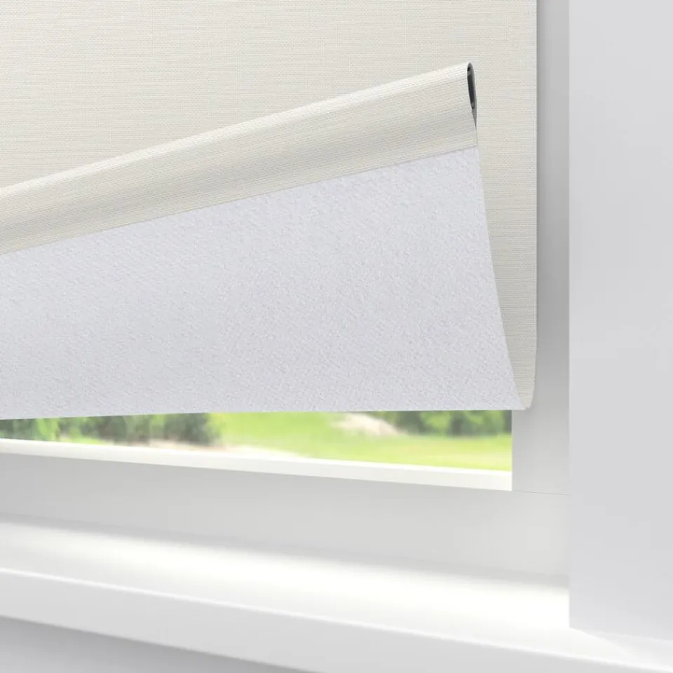 Kwantum Fenstr Rolgordijn Lynn Off-White Verduisterend