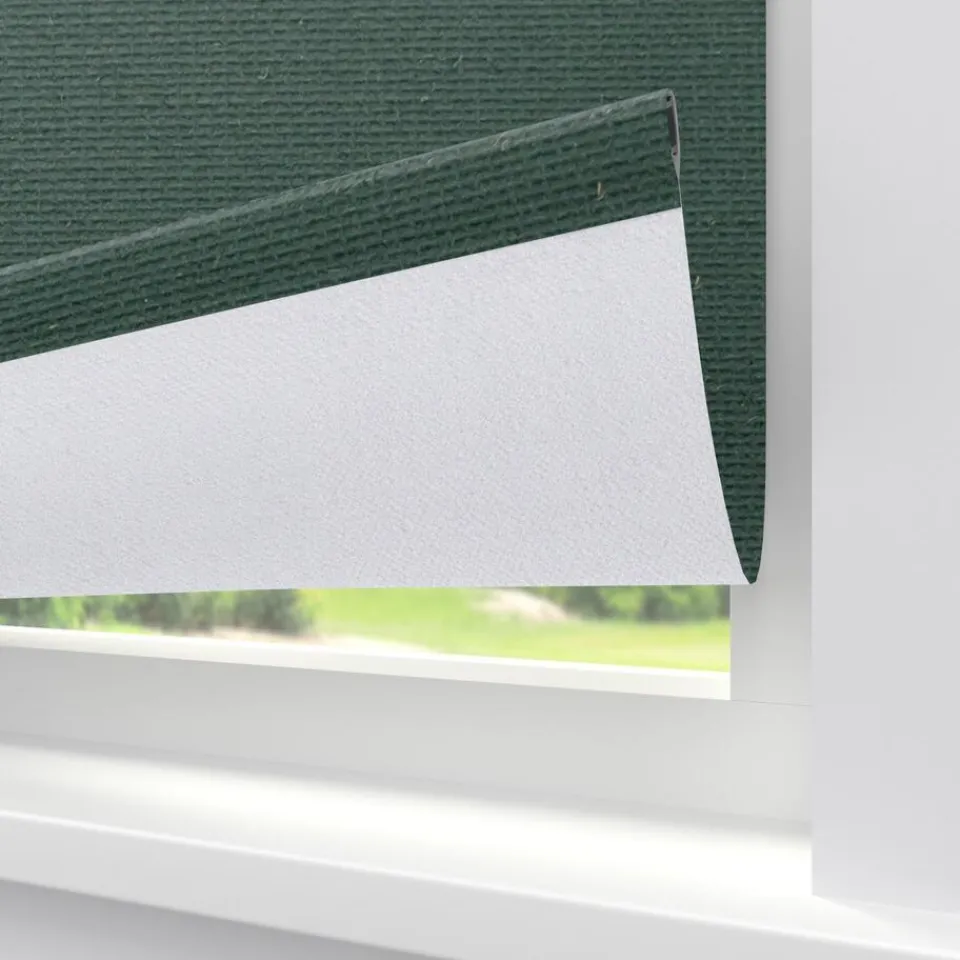 Kwantum Fenstr Rolgordijn Noor Donker Groen Verduisterend