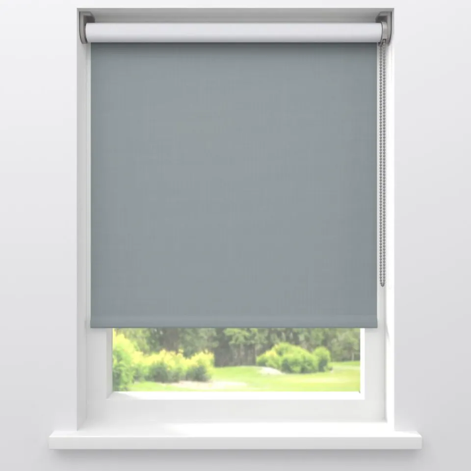 Kwantum Fenstr Rolgordijn Noor Staalgrijs Verduisterend