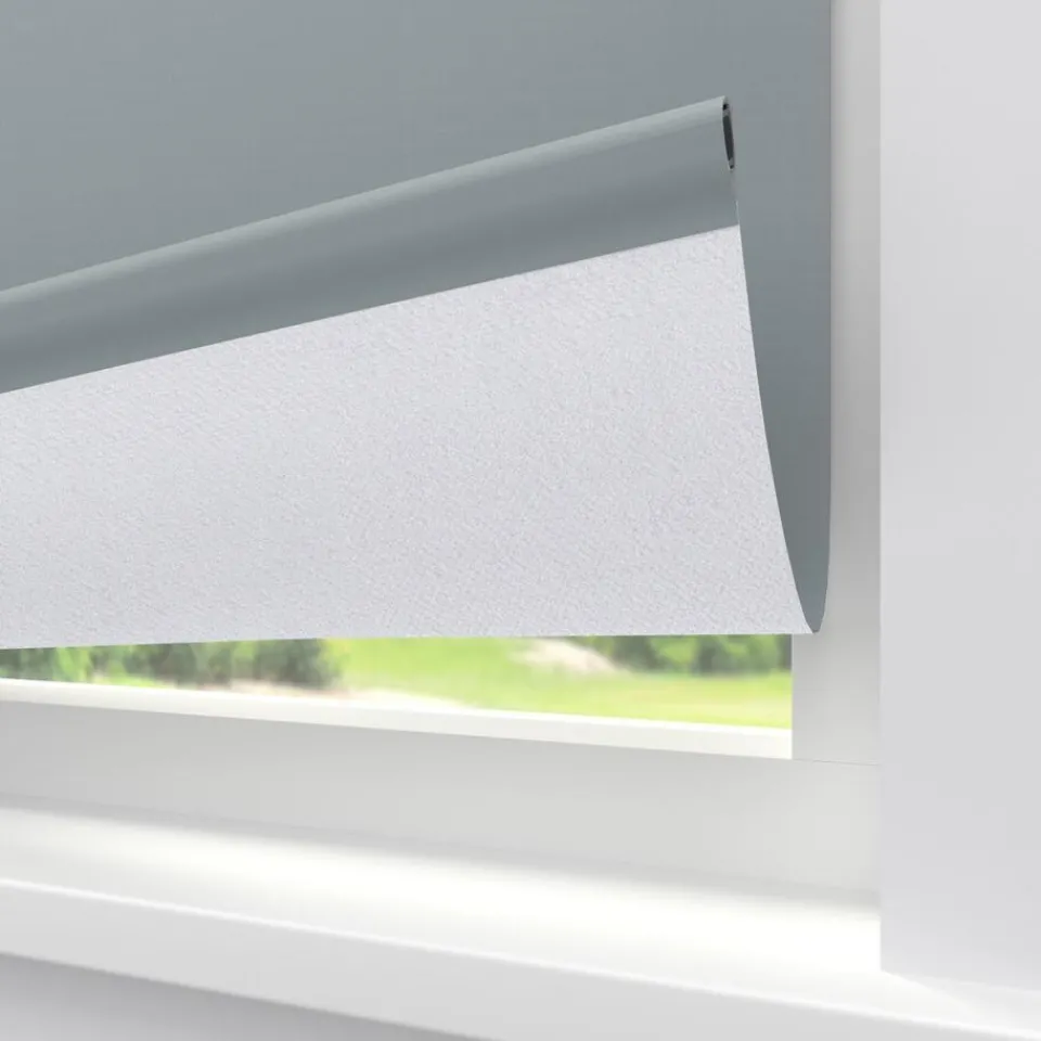 Kwantum Fenstr Rolgordijn Noor Staalgrijs Verduisterend