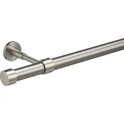 Kwantum Gordijnroede 200 Cm RVS Metaal - Ø28mm