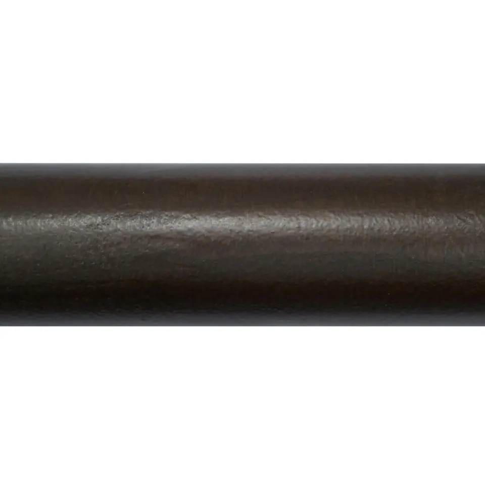 Kwantum Gordijnroede 200cm Walnoot Bruin Hout Ø28mm