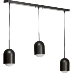 Kwantum Hanglamp Beanie 3-Lichts Zwart