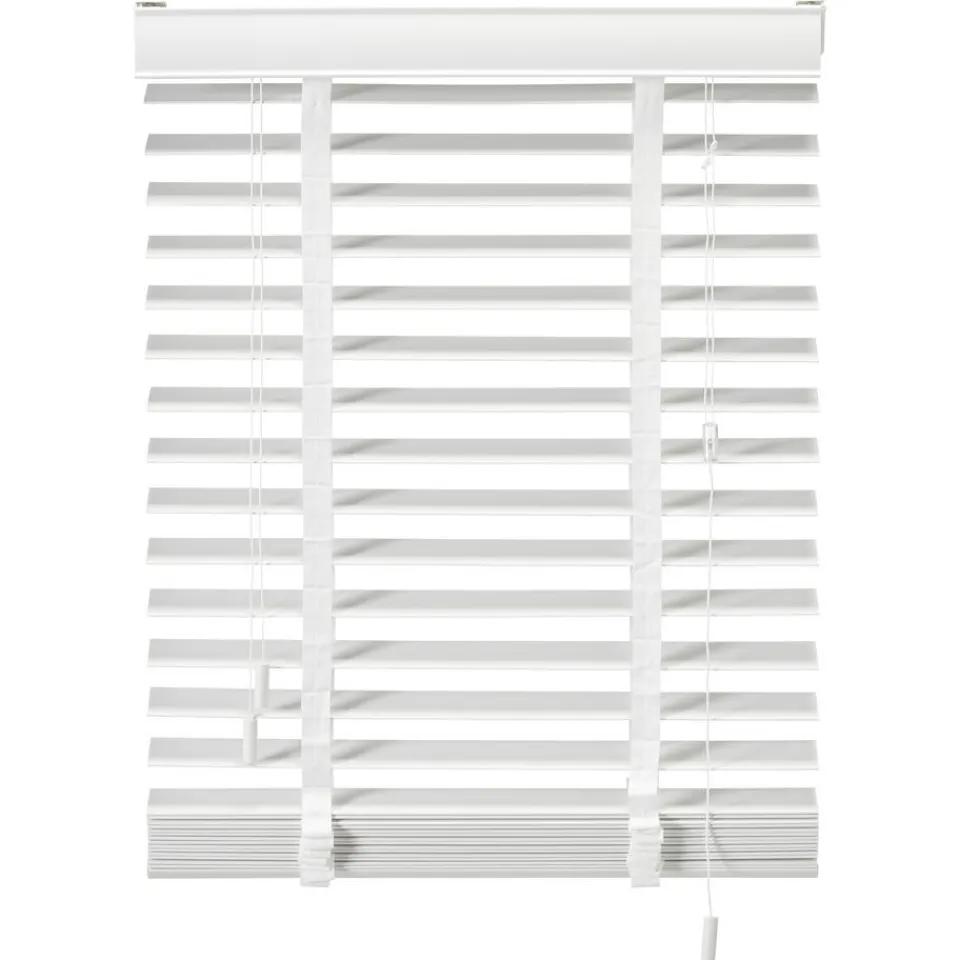 Kwantum Houtlook Jaloezie Ravi Wit 50mm 120x175 Cm