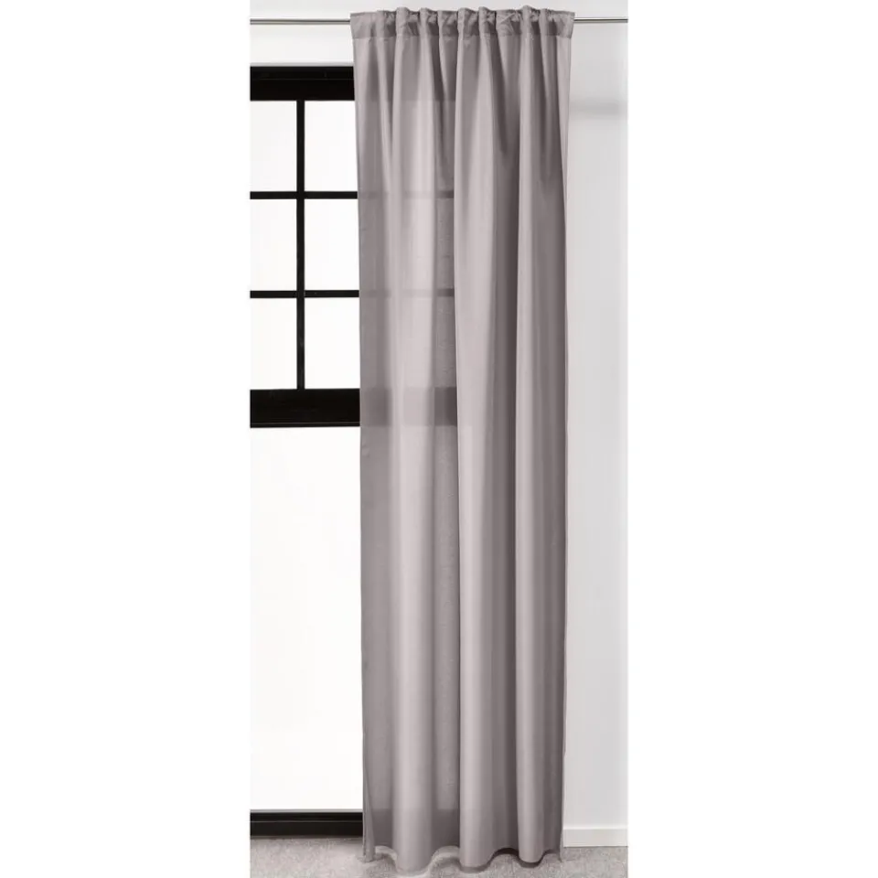 Kwantum Kant En Klaar Gordijn Charon Lichtgrijs