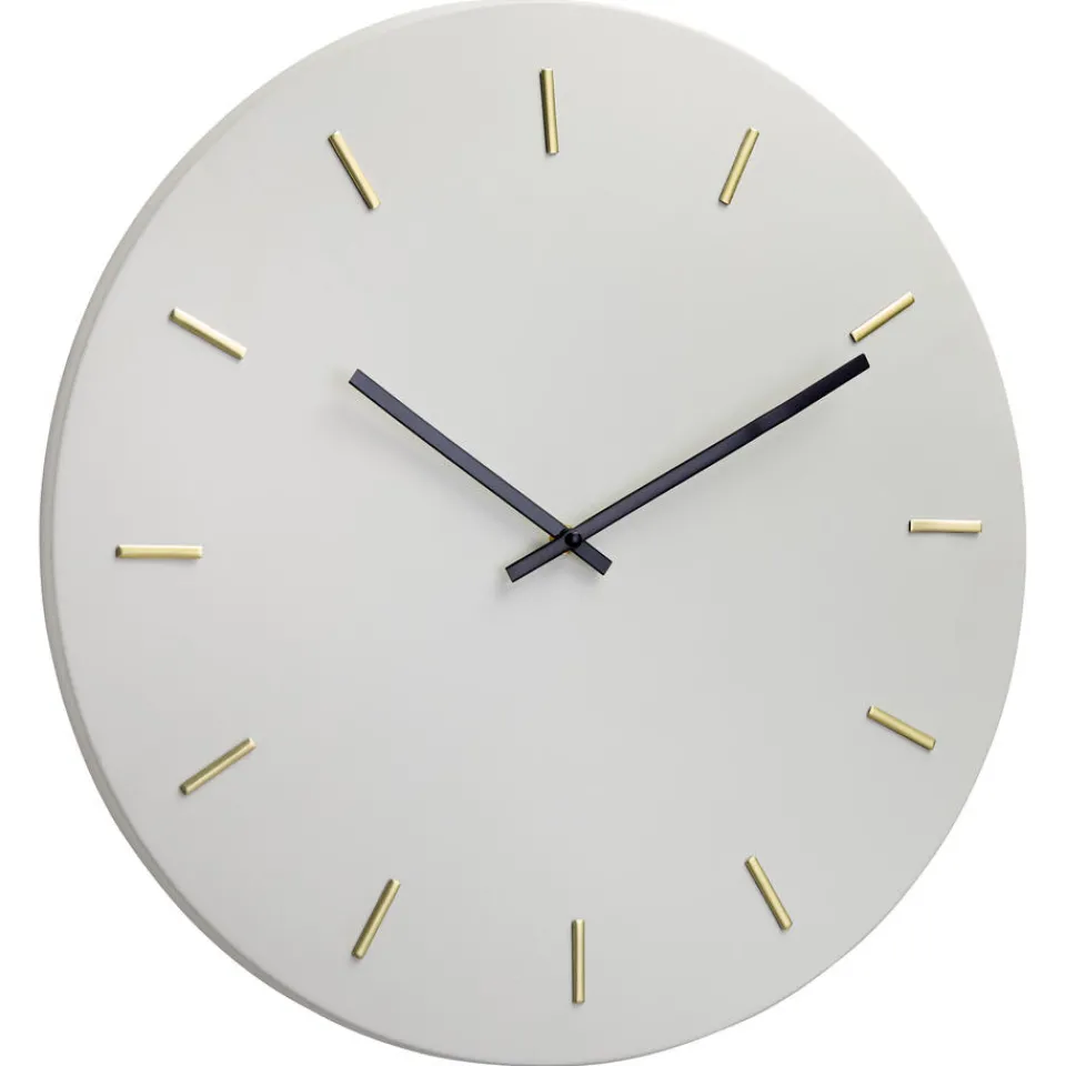 Kwantum Klok Metaal Grijs - Ø30 Cm