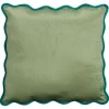 Kwantum Kussen Scallop Groen - 45x45 Cm