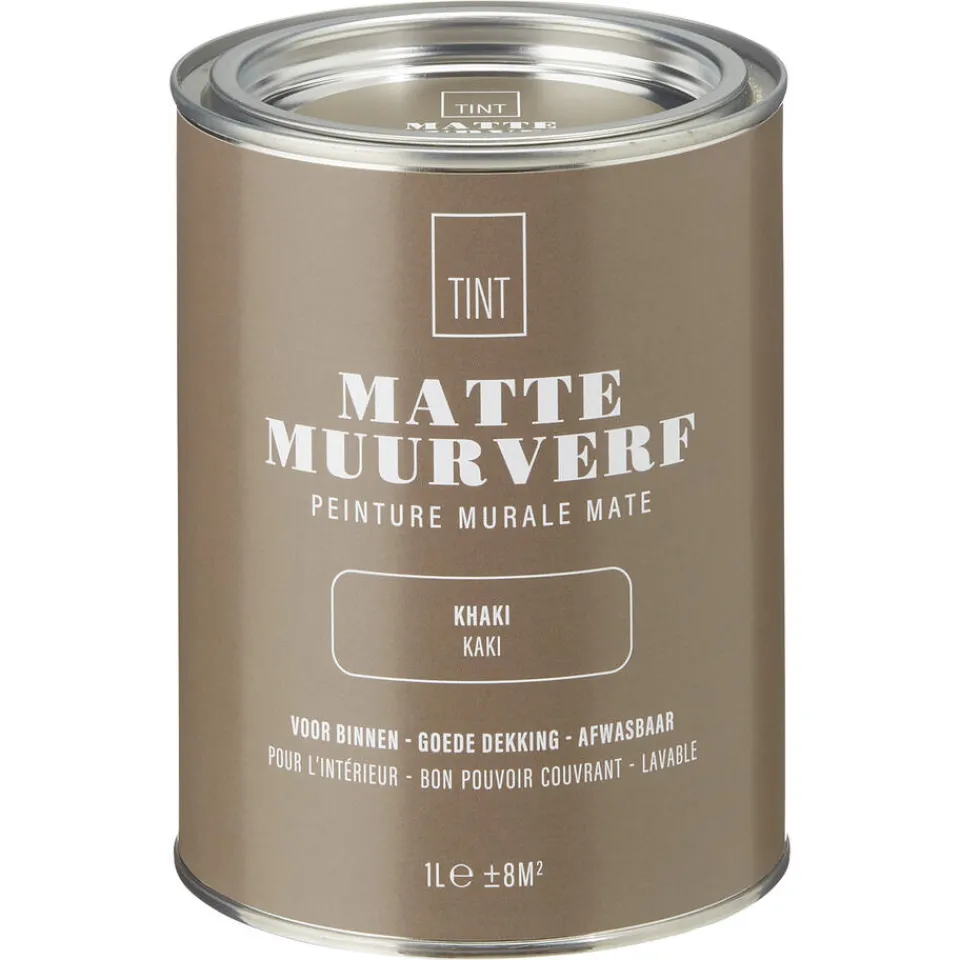 Kwantum Muurverf Mat Khaki 1 L