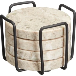 Kwantum Onderzetters Marmer 4 Stuks