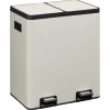 Kwantum Pedaalemmer Duo 40 Liter Grijs