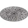 Kwantum Placemat Marsha Zwart ⌀38 Cm
