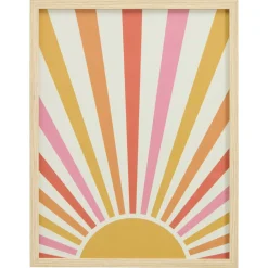 Kwantum Poster Zon Oranje