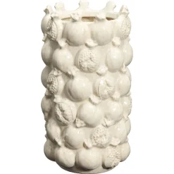 Kwantum Vaas Granaatappel Off-White - 16x28,5 Cm 16x28 Cm