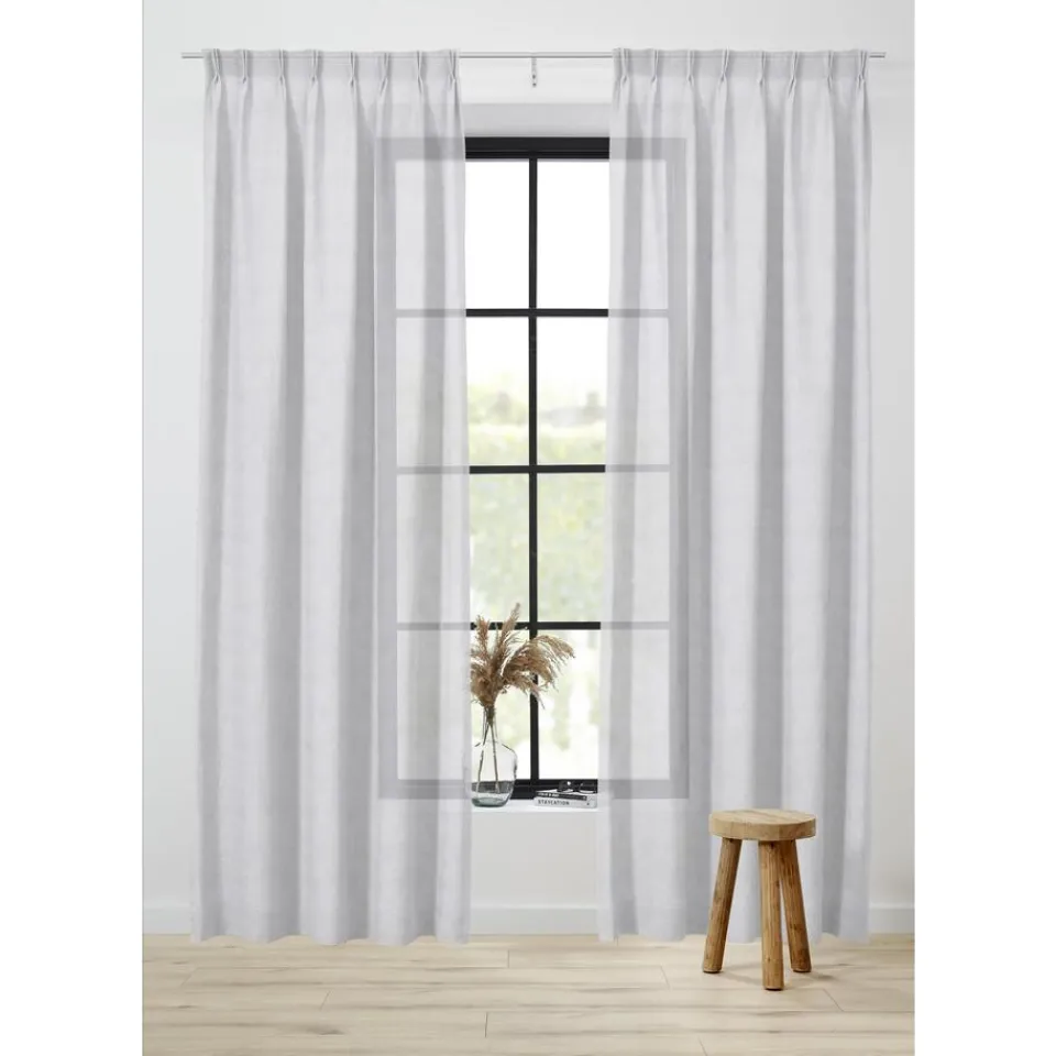 Kwantum Vitrage Laura Wit 150 Cm