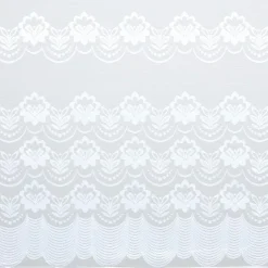 Kwantum Vitrage Silvia Wit - 180 Cm