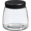 Kwantum Voorraadpot Glas Zwart - 12,5 Cm 13 Cm